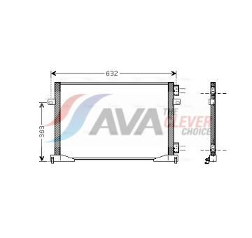 Kondenzátor, klimatizace AVA Clever Choice RTA5339