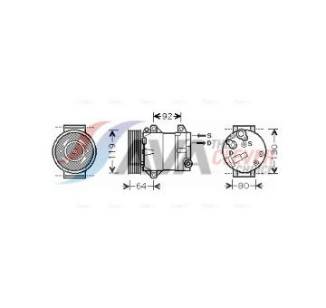 Kompresor, klimatizace AVA Clever Choice RTAK429