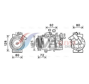 Kompresor, klimatizace AVA Clever Choice RTK628