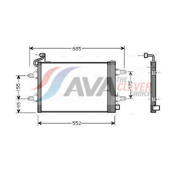 Kondenzátor, klimatizace AVA Clever Choice SAA5007D