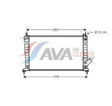 Chladič, chlazení motoru AVA Clever Choice SB2036