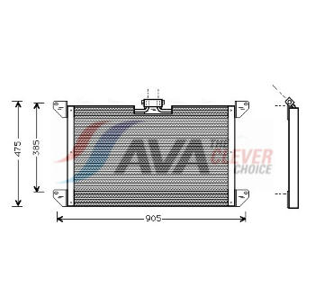 Kondenzátor, klimatizace AVA Clever Choice SC5009