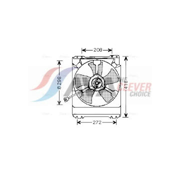 Větrák, chlazení motoru AVA Clever Choice SU7501