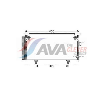 Kondenzátor, klimatizace AVA Clever Choice SUA5073D