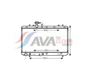 Chladič, chlazení motoru AVA Clever Choice SZA2084