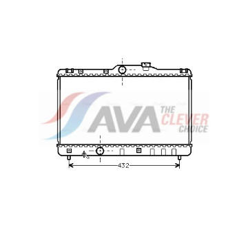 Chladič, chlazení motoru AVA Clever Choice TO2140