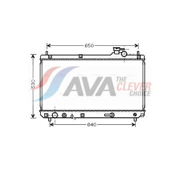 Chladič, chlazení motoru AVA Clever Choice TO2614
