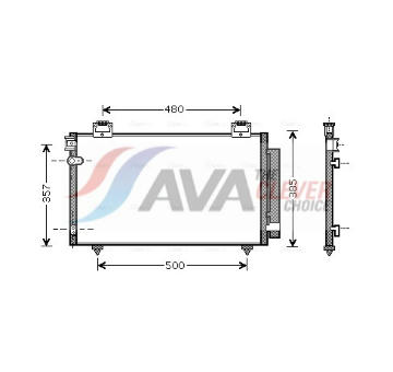 Kondenzátor, klimatizace AVA Clever Choice TO5392D