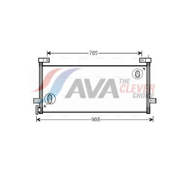 Kondenzátor, klimatizace AVA QUALITY COOLING VL5081