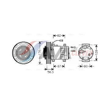 Kompresor, klimatizace AVA Clever Choice VLAK053