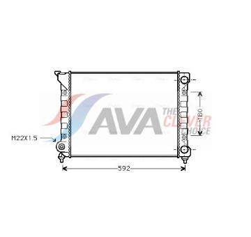Chladič, chlazení motoru AVA Clever Choice VN2071