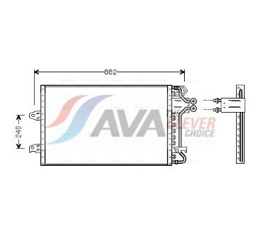 Kondenzátor, klimatizace AVA Clever Choice VN5140