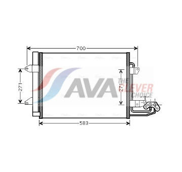Kondenzátor, klimatizace AVA Clever Choice VN5211D