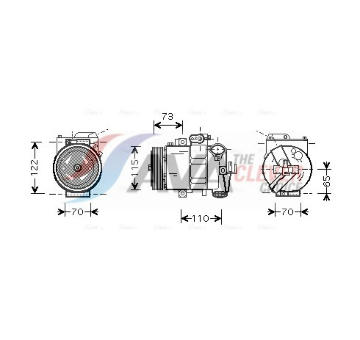 Kompresor, klimatizace AVA Clever Choice VNAK240