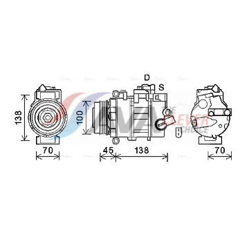 Kompresor, klimatizace AVA Clever Choice VNK384
