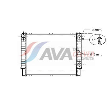 Chladič, chlazení motoru AVA Clever Choice VO2087
