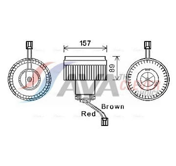vnitřní ventilátor AVA Clever Choice VO8177
