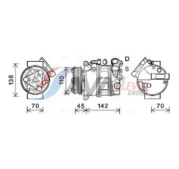 Kompresor, klimatizace AVA Clever Choice VOAK192