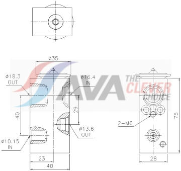 Expanzní ventil, klimatizace AVA Clever Choice FT1491