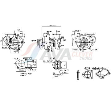 Dmychadlo, plnění AVA Clever Choice TOTU007