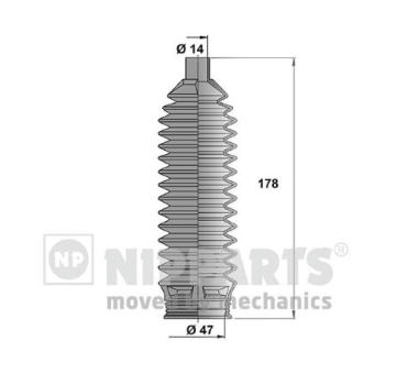 Manżeta riadenia - opravná sada NIPPARTS J2840504