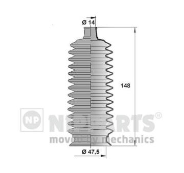 Sada měchů, řízení NIPPARTS J2842010