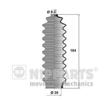 Sada měchů, řízení NIPPARTS J2844001