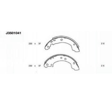 Sada brzdových čelistí NIPPARTS J3501041