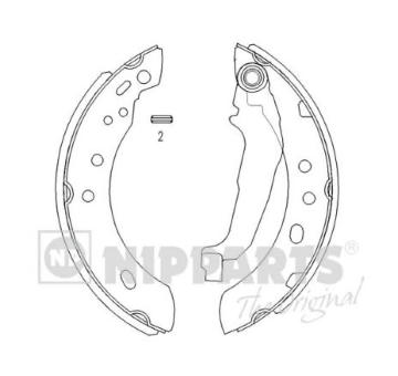 Sada brzdových čeľustí NIPPARTS J3501043
