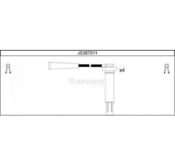 Sada kabelů pro zapalování NIPPARTS J5387011