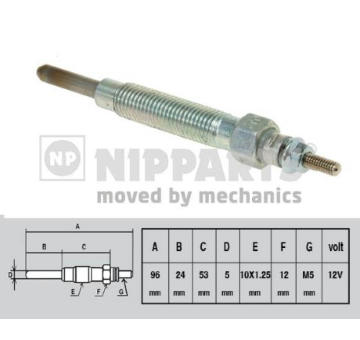 Žhavicí svíčka NIPPARTS J5710300