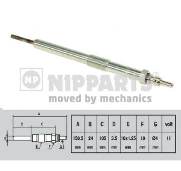 Zhavici svicka NIPPARTS J5710402