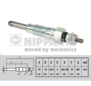 Žhavicí svíčka NIPPARTS J5711004