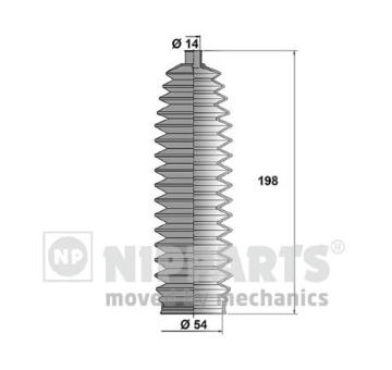 Manżeta riadenia - opravná sada NIPPARTS N2843015