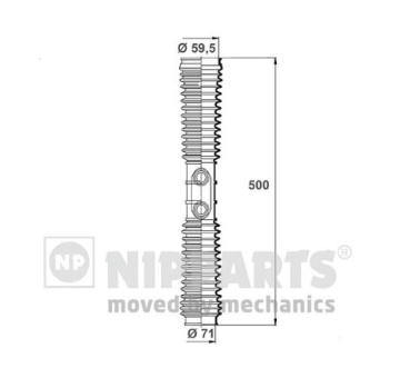 Sada měchů, řízení NIPPARTS N2844022