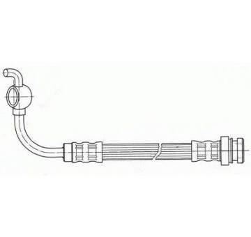 Brzdová hadice NIPPARTS N3733000