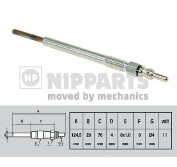 Žhavicí svíčka NIPPARTS N5712026
