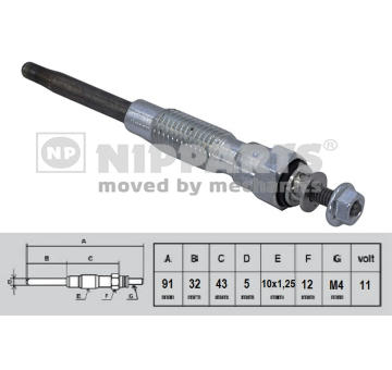 Žhavicí svíčka NIPPARTS N5712029