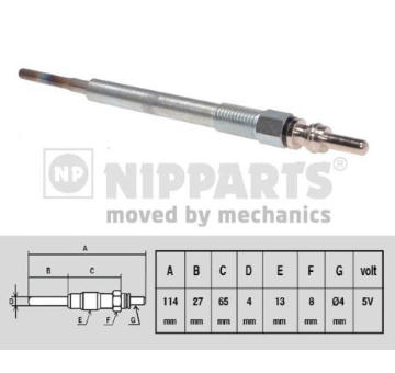 Žhavicí svíčka NIPPARTS N5713015