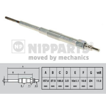 żeraviaca sviečka NIPPARTS N5717000