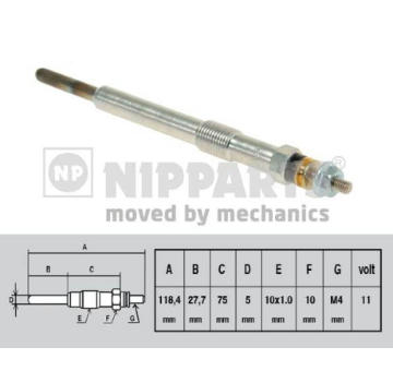 Žhavicí svíčka NIPPARTS N5718004