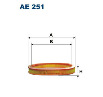 Vzduchový filtr FILTRON AE 251