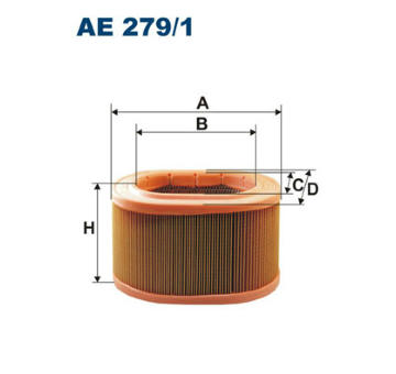 Vzduchový filtr FILTRON AE 279/1