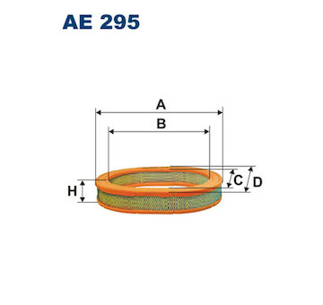 Vzduchový filtr FILTRON AE 295