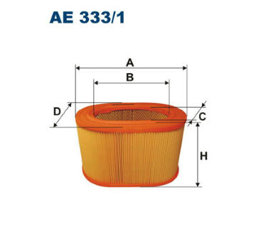 Vzduchový filtr FILTRON AE 333/1