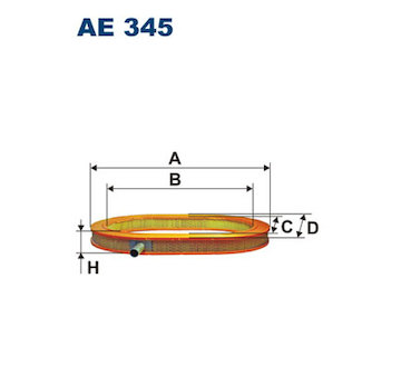 Vzduchový filtr FILTRON AE 345
