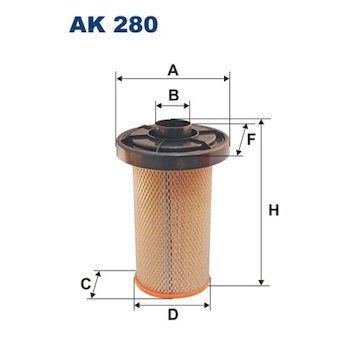 Vzduchový filtr FILTRON AK 280