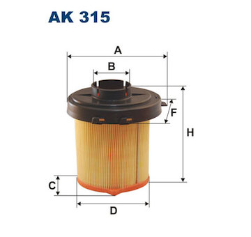 Vzduchový filtr FILTRON AK 315
