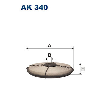 Vzduchový filtr FILTRON AK 340