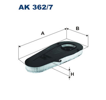 Vzduchový filtr FILTRON AK 362/7